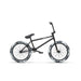Black RADIO DARKO complete BMX bike with camo-patterned SaltPLUS BURN tires and removable brake mounts.