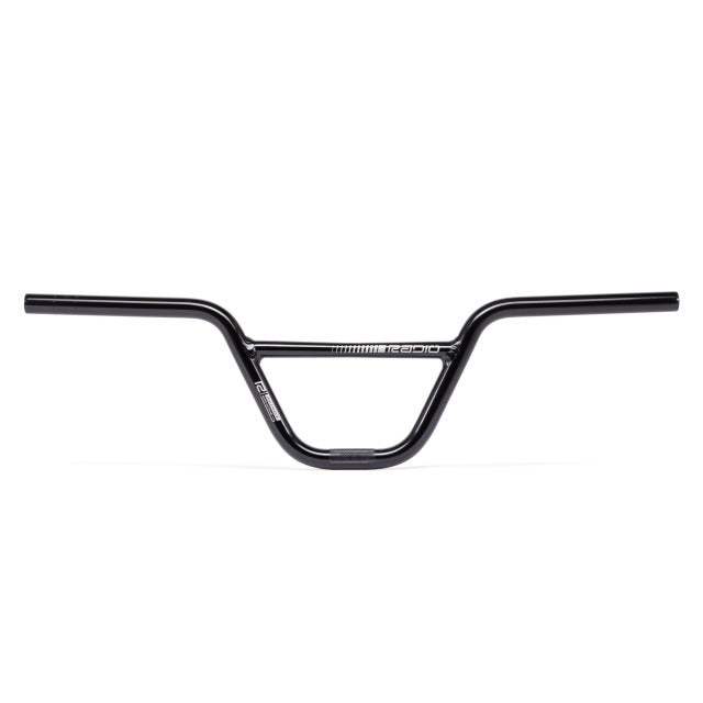 RACE XENON EXPERT XL lightweight 6061-T6 alloy BMX handlebar with 6.5" rise and 22.2mm clamp in black