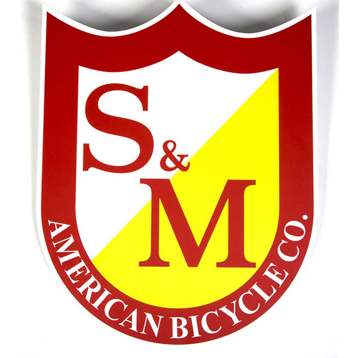 S&M SHIELD STICKER BIG