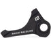 Black Radio Helium Pro disc brake mount made from cold-forged 6061-T6 alloy for Helium Pro and Quartz frames
