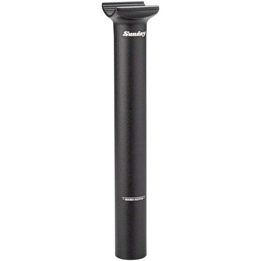 Sunday Pivotal Seat Post black traditional straight up design 200mm length 25.4mm diameter