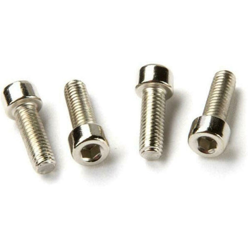 ODI replacement lock screws kit with four silver hex socket bolts for dual clamp grips