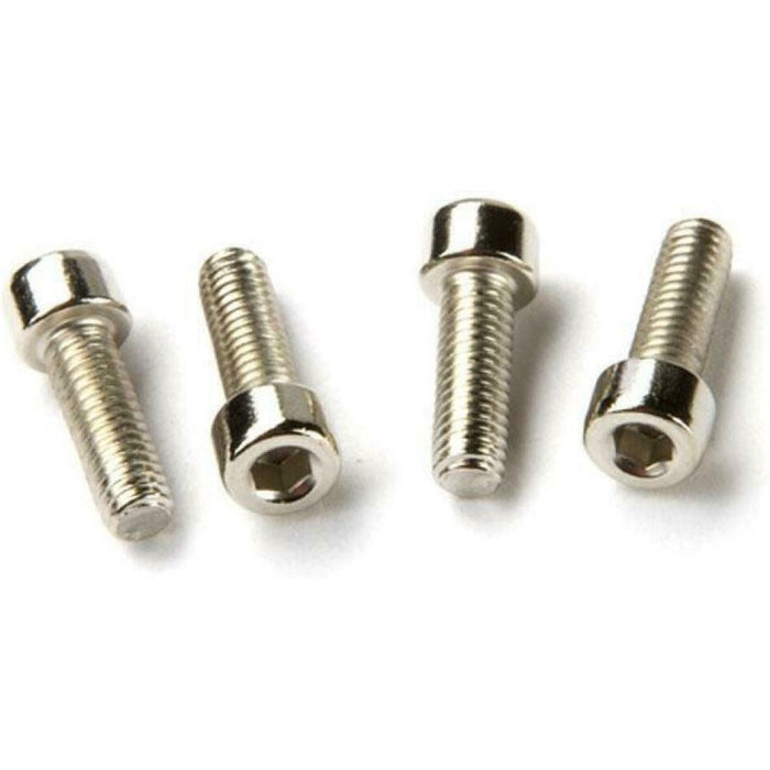 ODI replacement lock screws kit with four silver hex socket bolts for dual clamp grips