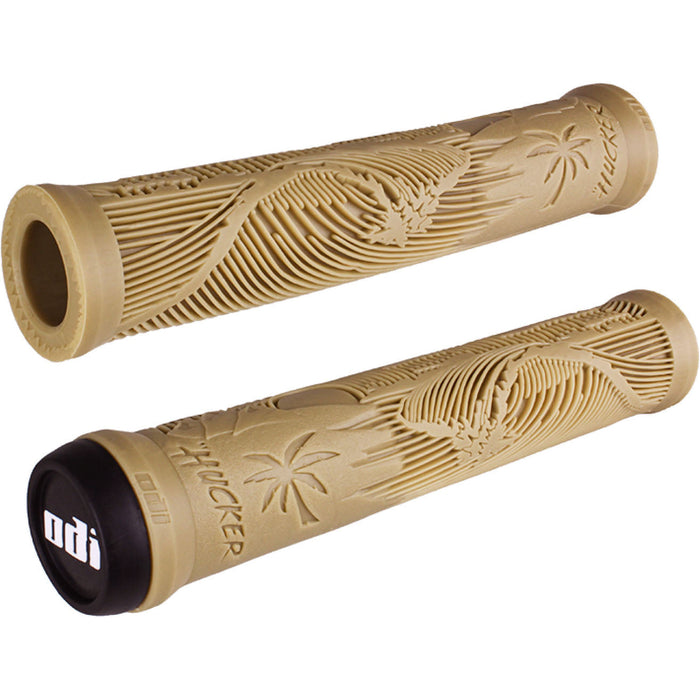 ODI BMX GRIPS MIKE HUCKER SIGNATURE FLANGELESS