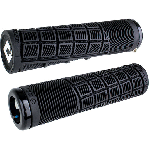ODI REFLEX XL V2.1 lock-on black bicycle grips with impact damping and ergonomic waffle pattern