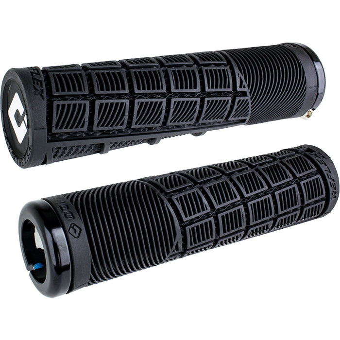 ODI REFLEX XL V2.1 lock-on black bicycle grips with impact damping and ergonomic waffle pattern