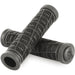 ODI MTB "O" GRIPS black mountain bike handlebar grips with multi-directional rib pattern and ODI push-in end plugs