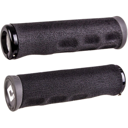 ODI MTB F-1 SERIES Dread Lock black lock-on mountain bike grips with textured surface and ergonomic design for comfort and control