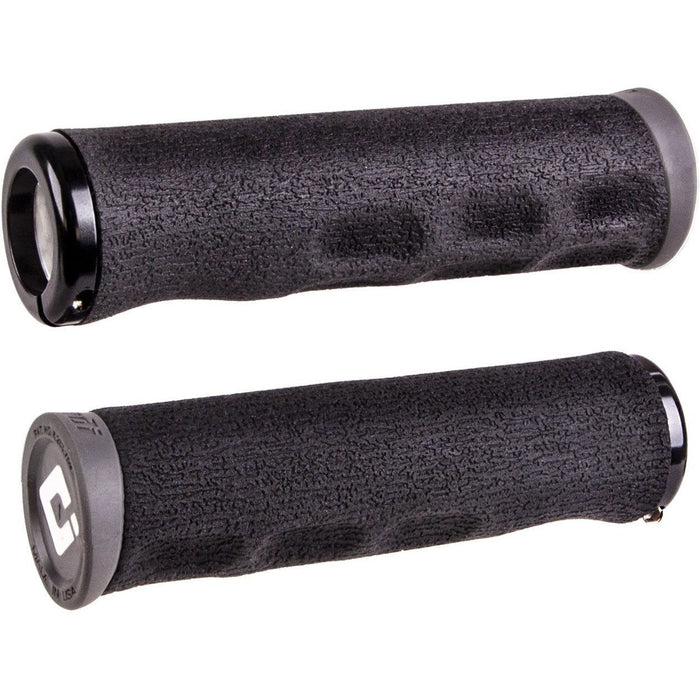 ODI MTB F-1 SERIES Dread Lock black lock-on mountain bike grips with textured surface and ergonomic design for comfort and control