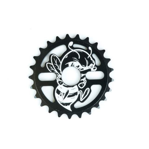 TOTAL KILLABEE CHAINRING black bike sprocket with bee design for smooth drivetrain upgrade