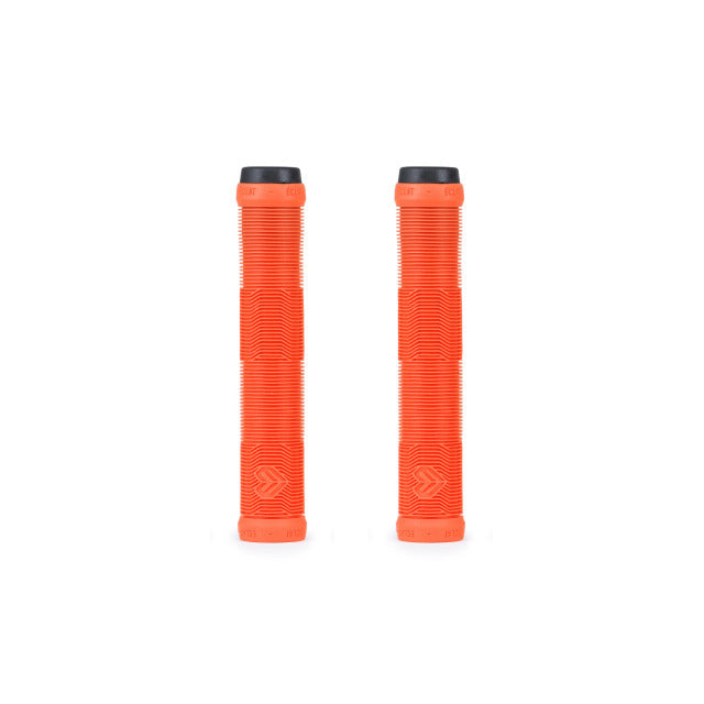 ÉCLAT PULSAR GRIP in orange, long-lasting flangeless mushroom style with super soft rubber.