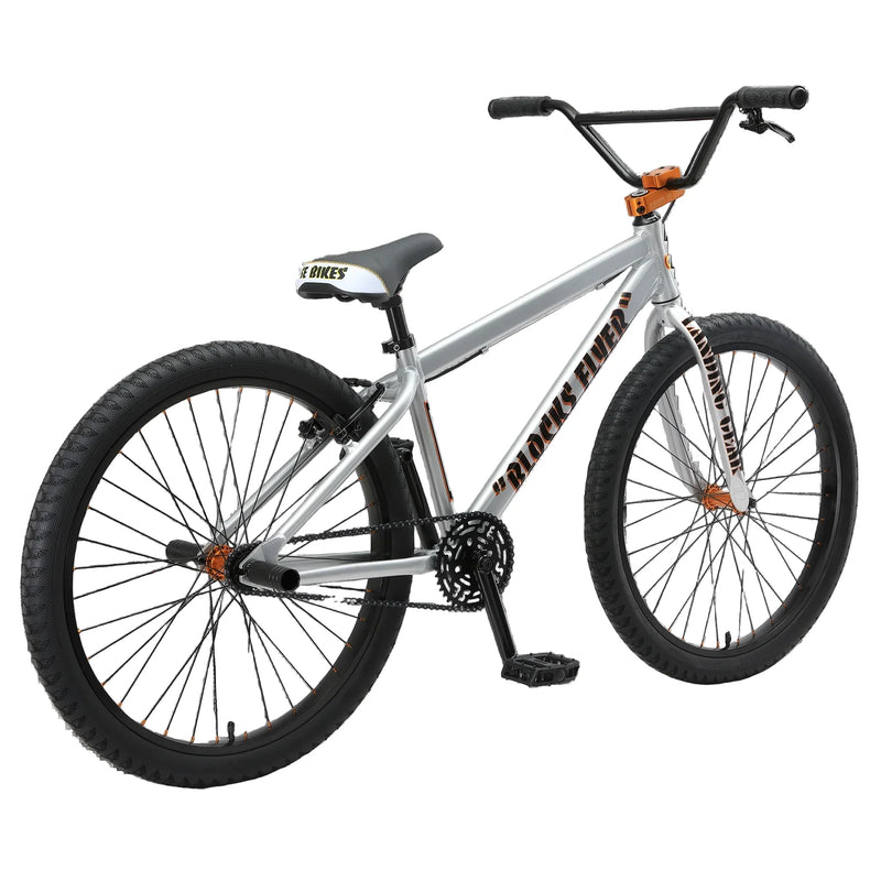 SE BIKES BLOCKS FLYER 26 - ICED OUT SILVER