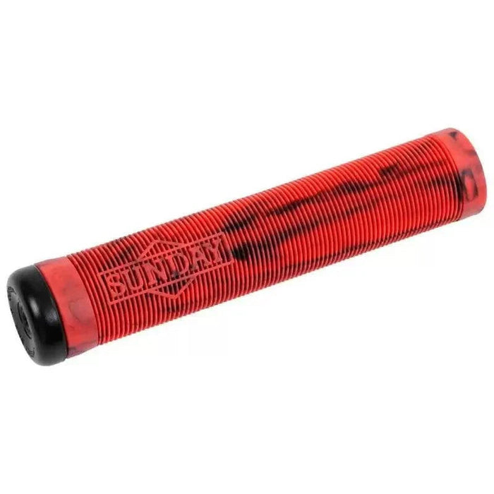Red Sunday Cornerstone Grip with ribbed design and Odyssey Par Ends, 150mm length
