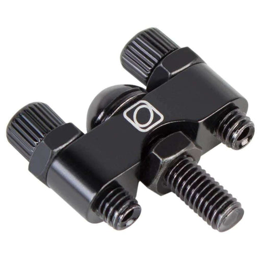 Black Gyro London Mod dual cable setup bolt for bike cable guide with barrel adjusters
