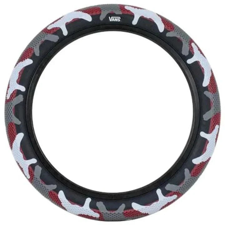 CULT VANS WAFFLE 20 inch x 2.4 tire with classic Vans waffle tread pattern, grippy, lightweight, and high pressure sidewalls