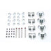 HT COMPONENTS T1 MECHANISM spare parts set including springs, bolts, and hook plates for pedal click mechanism replacement.