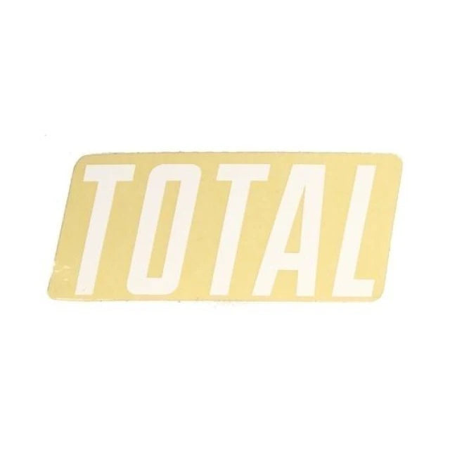 TOTAL NEW STYLE LOGO STICKER