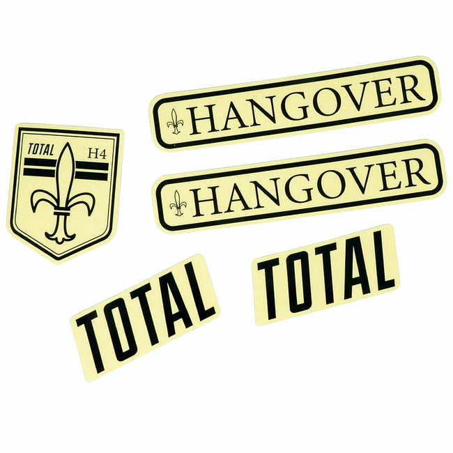 Total BMX Hangover H4 Frame Sticker Set