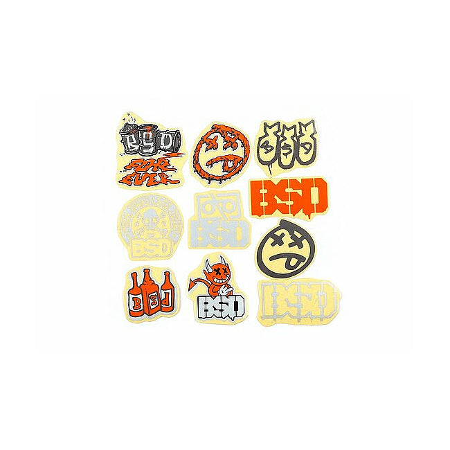 BSD 10 Pack 2021 Sticker Set