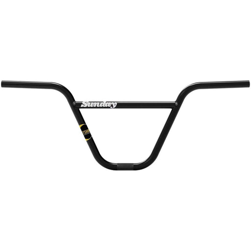 Black Sunday Nightshift Bars BMX handlebars with 10-inch rise and 30-inch width made of durable 4130 chromoly steel.