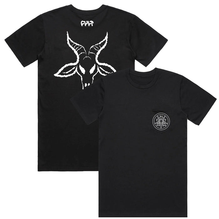 Cult Pentagram Pocket T-Shirt