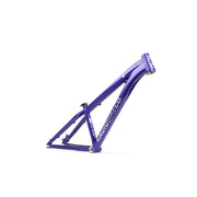 Purple RADIO GRIFFIN PRO hydroformed BMX dirt and slopestyle bike frame with Radio Bike Co branding