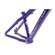 Purple RADIO GRIFFIN PRO hydroformed BMX frame with CNC machined headtube and crankstopper system