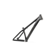Black RADIO CRONUS aluminum 26-inch slopestyle bike frame with hydroformed tubing and integrated chain tensioners