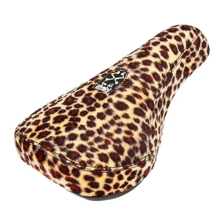 BONE DETH leopard faux fur bicycle seat with pivotal system comfort