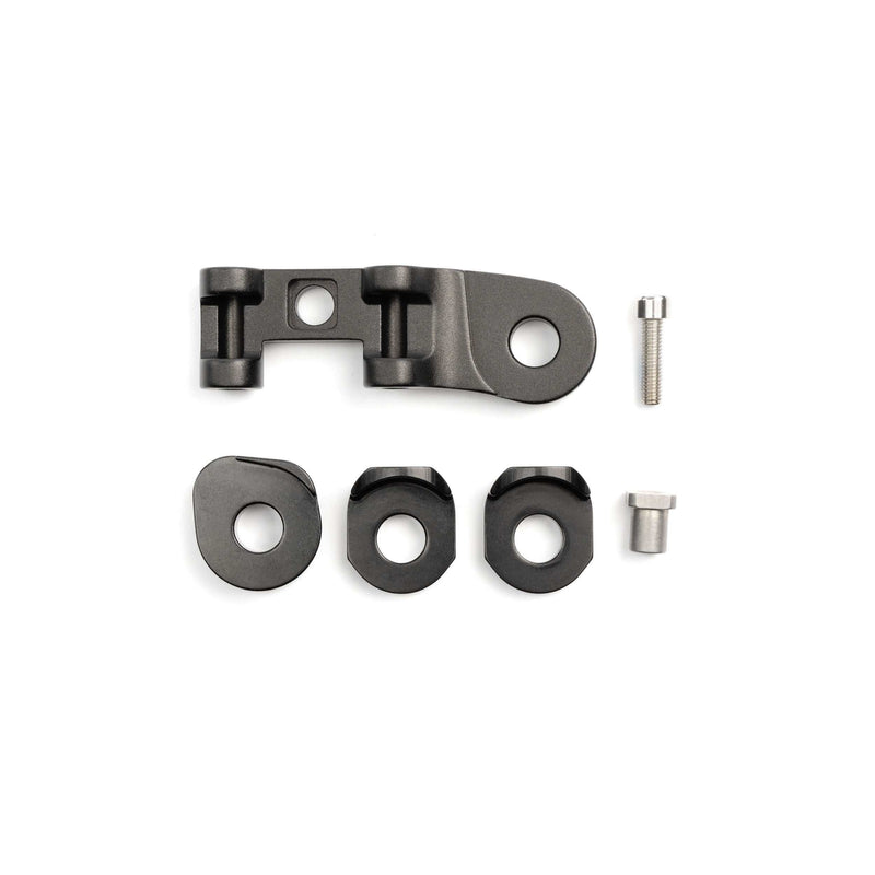 Radio Race Sliding Dropout Disc System Adapter kit for Quartz bike with mounting hardware