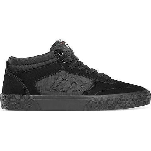 Black ETNIES WINDROW mid-top skate shoe with vulcanized sole and lace-up design