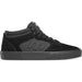 Black ETNIES WINDROW mid-top skate shoe with vulcanized sole and lace-up design