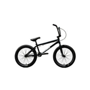 Black Sunday Scout 20-inch complete BMX bike with Odyssey tires and components isolated on white background