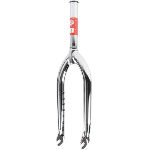 ODYSSEY 41 THERMAL R-15 chrome bike fork with red label and sleek design