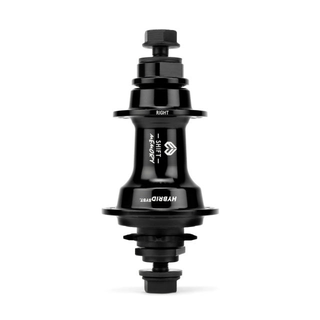 ÉCLAT SHIFT MEMORY FC/CS Hybrid Hub System, 36H, 3/8" fem. Bolt Axle