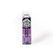 KRUSH ROTOR REVIVE disc brake cleaner spray can against white background