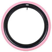 CULT VANS WAFFLE 20x2.4 pink bicycle tire with classic waffle tread pattern and high pressure sidewalls