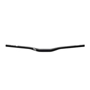 Black MTB AH1 Handlebar made from aerospace grade aluminum with 31.8mm clamp diameter and matte finish for mountain biking and freeride use