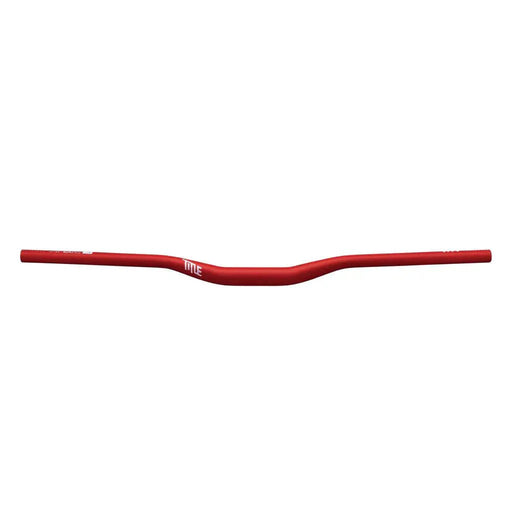 Matte red MTB AH1 Handlebar Ø 35mm made from aerospace grade aluminum for mountain and downhill bikes