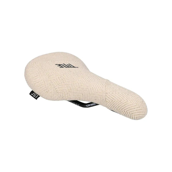 MTB JS1 SEAT beach cloth bike saddle with soft flexible surface and reinforced chromoly rails
