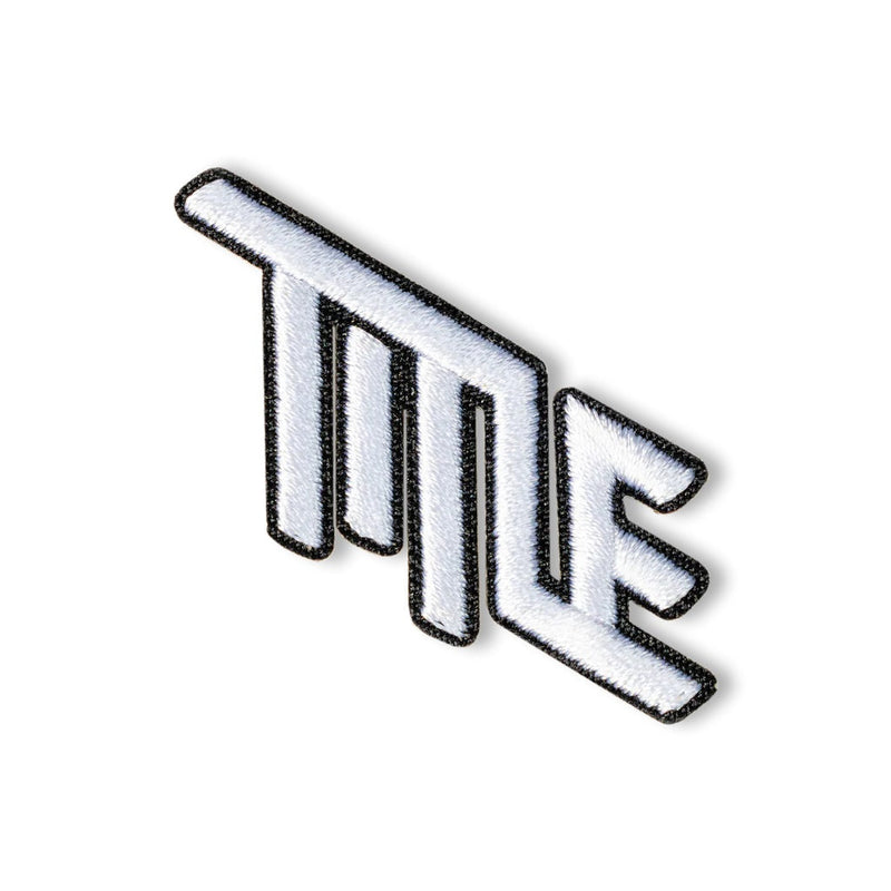 TITLE MTB 1.5 inch adhesive patch sticker with embroidered logo for easy surface application