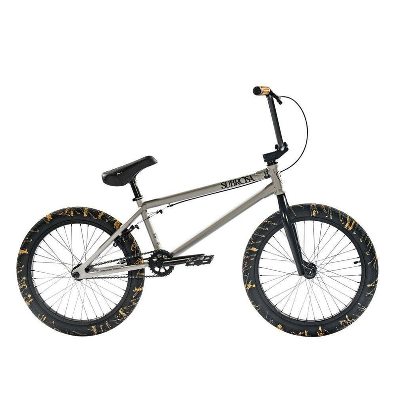 SUBROSA SALVADOR XL BMX bike with Chromoly frame, 20" wheels, and U-brake system designed for riders 5ft to 6ft tall.