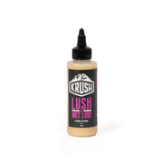 KRUSH LUSH wet lube bottle with black and pink label and twist cap