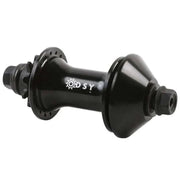 Black Odyssey Cassette Antigram v2 BMX rear hub with RHD/LHD switchable design and replaceable hub guard