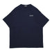 Navy blue ALIVE INDUSTRY 22LOGO T-shirt with small front logo and crew neck