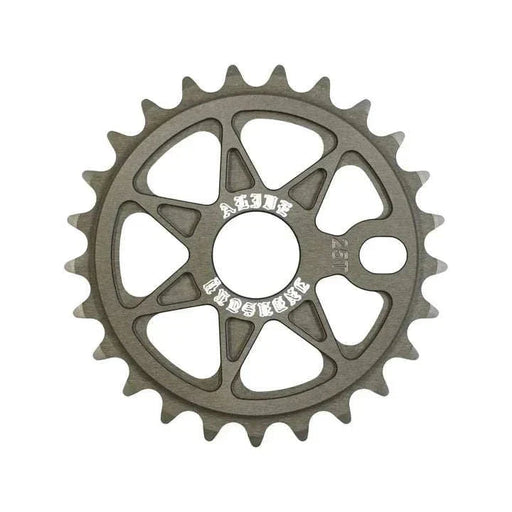 ALIVE INDUSTRY SEVEN STAR SPROCKET with seven spline star design, made from A6061-T6 aluminum, 25T size, 7mm thickness, hard anodized finish