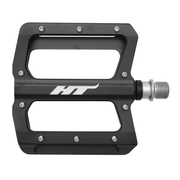 HT COMPONENTS AN01 black aluminum CNC machined bicycle pedal with replaceable pins and sealed bearings