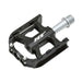 HT Components AR12 lightweight black CNC machined aluminum bike pedal with replaceable pins and sealed bearings