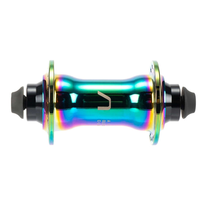 ARISE ECHO FRONT HUB race-spec lightweight front hub with oversized bearings and oil slick finish
