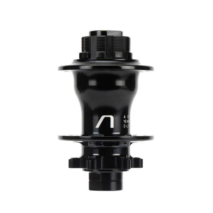 ARISE ECHO Rear Hub black lightweight cassette hub with high-engagement ratchet system and 15mm thru-axle compatibility